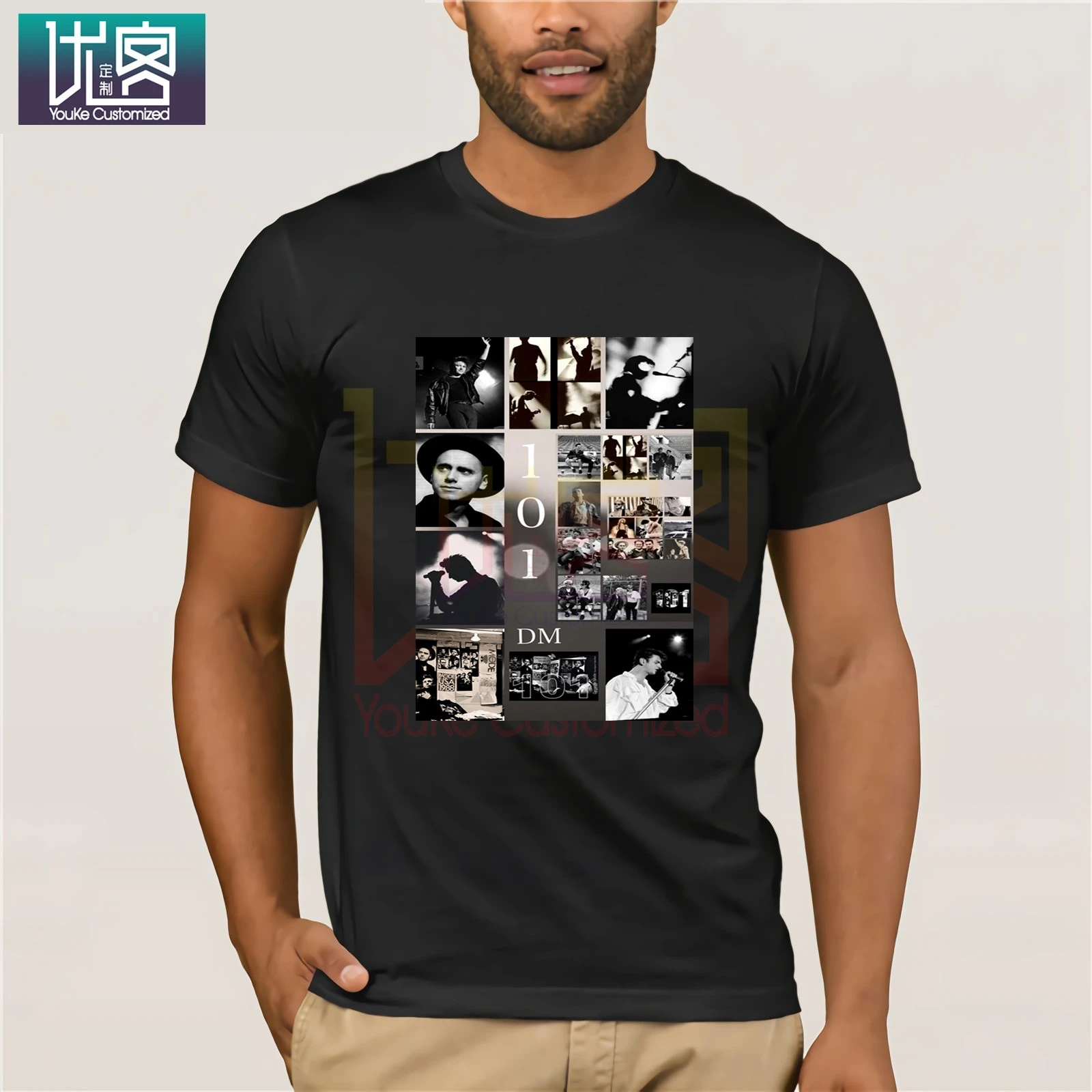 

101 love forever in 2020 Depeche DM mode t-shirt Amazing Short Sleeve Unique Vintage Crew Neck Funny Tees Cotton Tops T Shirt
