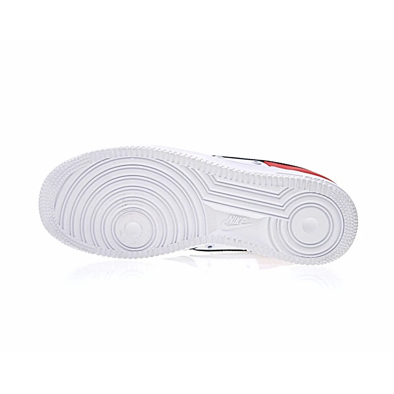 И аутентичный с Nike Air Force 1 Low мини Swoosh Для Мужчин's Скейтбординг обувь Спорт на открытом воздухе кроссовки Новое поступление 823511-603