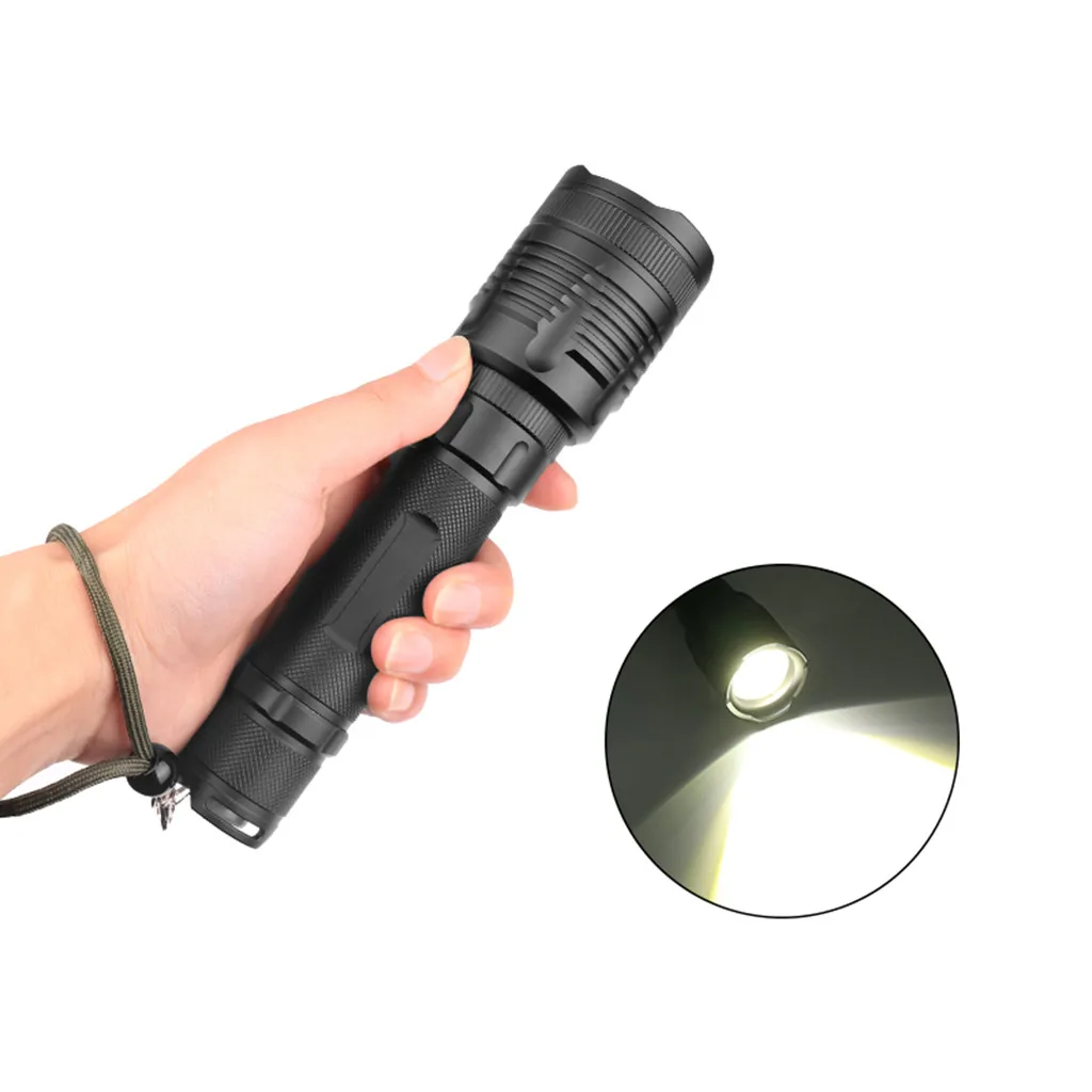 Price Chance for  High Power LED Flashlight XHP70 2200LM Waterproof Zoom