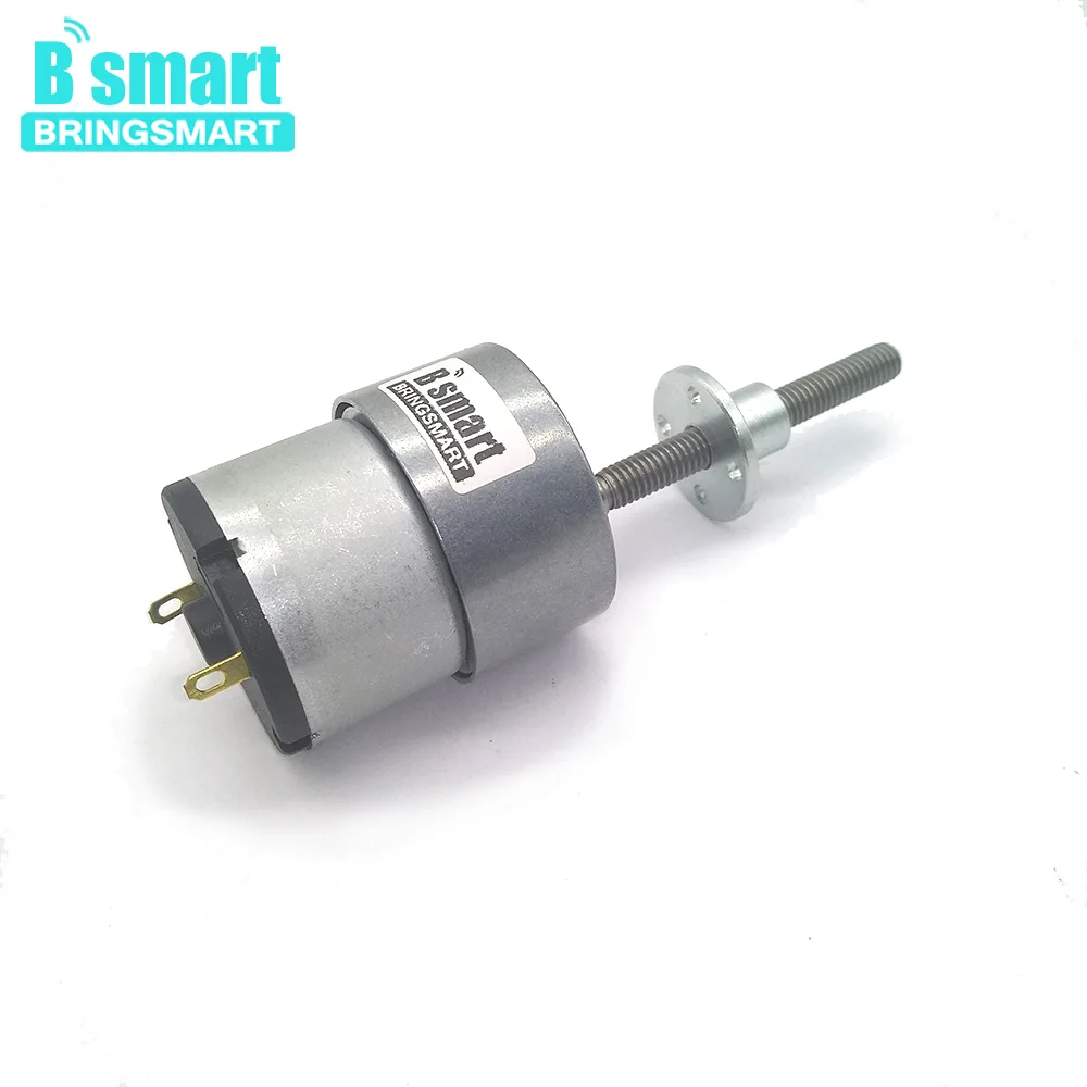 Bringsmart 12V Electirc длинный вал для мотора DC мотор 6V резьбовой вал для DIY частей JGB37-520 с фланцем