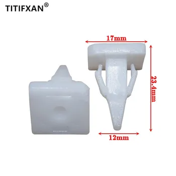 

10PCS Car side skirt bottom edge clip for Mitsubishi Lioncel Pajero SPORT MIVEC V3 V5 Lancer plastic fasteners