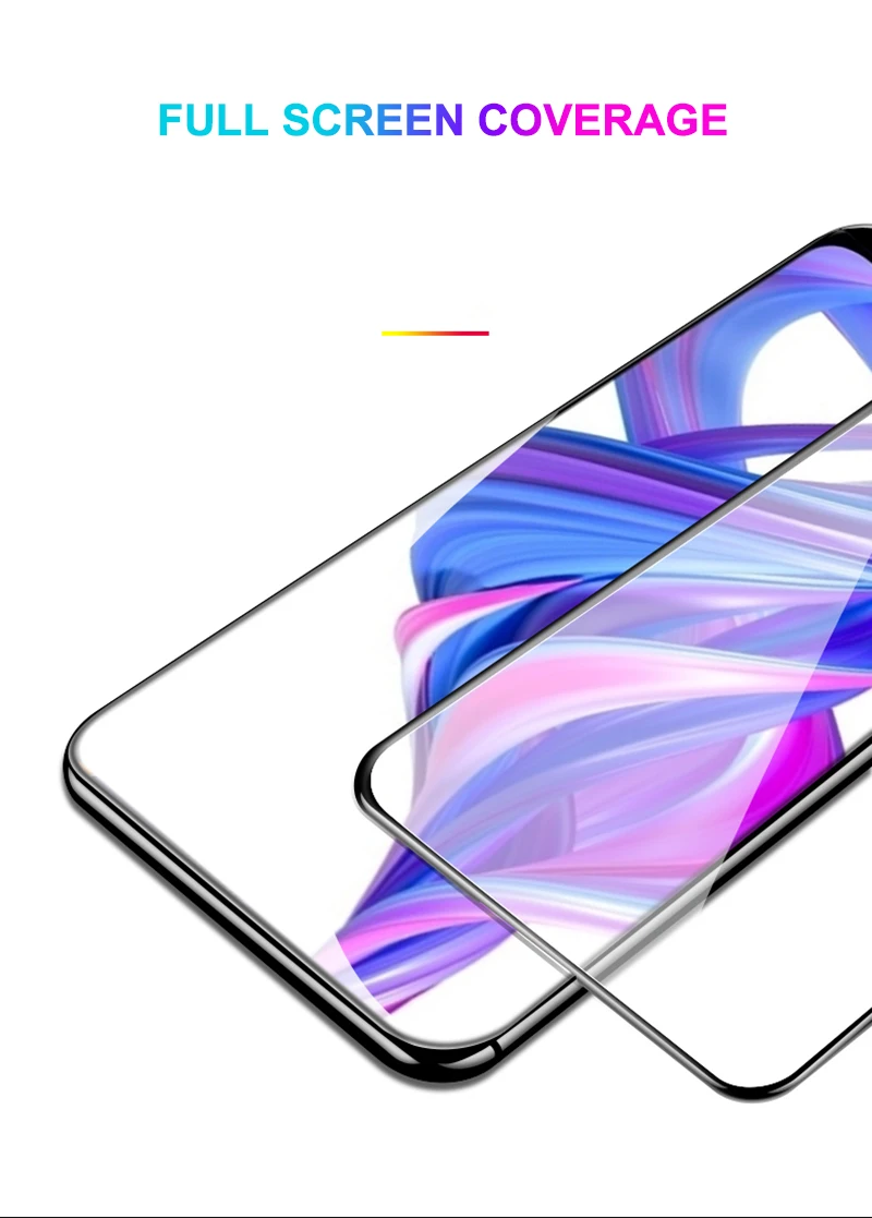 Новое 9D закаленное стекло для huawei honor 9X Pro защита экрана полное покрытие стекло для huawei honor 9X стеклянная защитная пленка