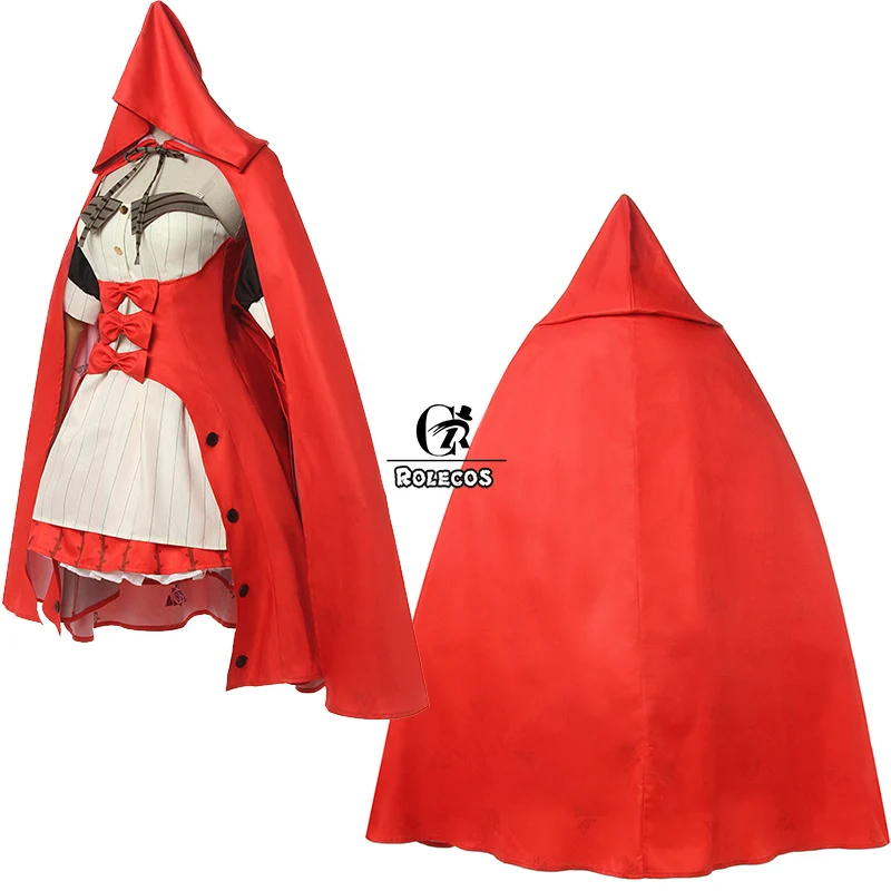 ROLECOS Fate Marie, костюм для косплея, Рождественский костюм ФГО Марии Антуанетты, платье для косплея, плащ для женщин, красный костюм, Fate Grand Order, униформа