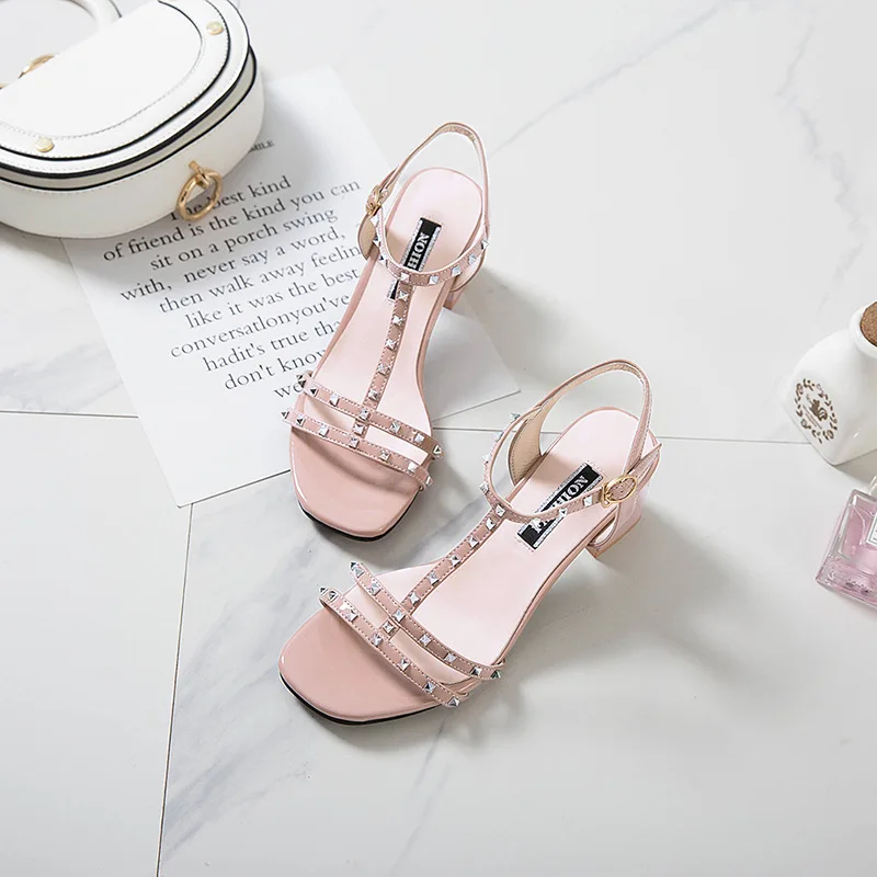 

Cool Shoes Female Student Summer Fairy-Style Gladiator Sandals 2019 New Style Versatile with Dress of Shoes Straight-line Buckle