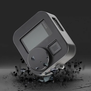 

New Aluminum Protective Cover Case with Len Cap Protector for GoPro Max Camera/Fusion 2