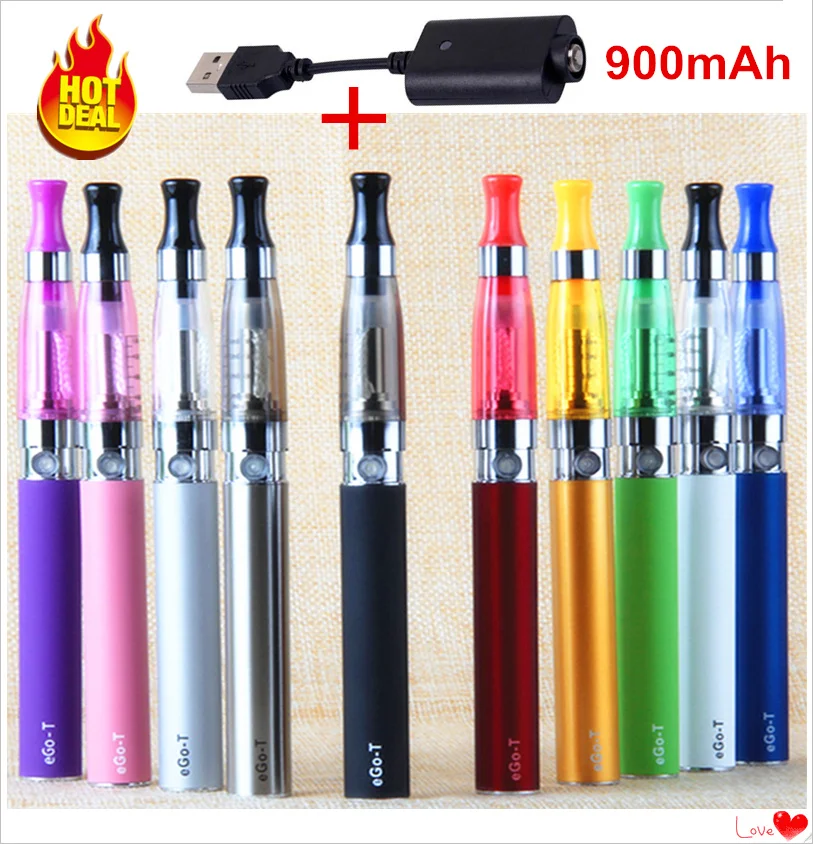 CE4 Price Pack Electronic Cigarette Smoking Pipe Ego T Kit USB Charger Hookah Vape Pen 900mAh Battery E Cig For E Liquid
