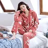 JULY S SONG Winter Pajamas Set Women Sleepwear Warm Flannel Long Sleeves Pajamas Pink Cute