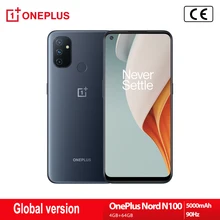 Versão global oneplus nord n100 4g smartphone 6.52