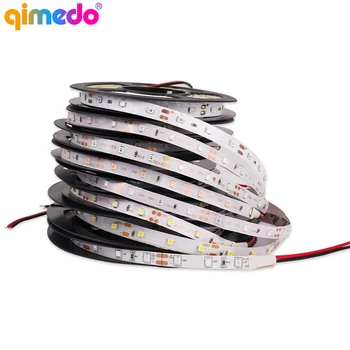 

LED Strip 2835 DC12V 60LEDs/m Flexible LED Light RGB SMD 3528 LED Strip 300LEDs 5m/lot For Kitchen Home Decor TV