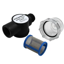 RV мембранный Водяной насос фильтр-поворот на трубка фильтр-1/2 дюйма Barb на входе
