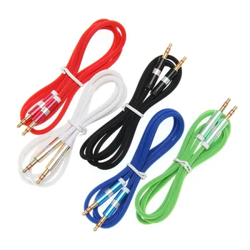 

LF Shell Jack M/M Audio Cable 3.5mm Speaker Line Aux Cord 1M for iPhone Samsung Galaxy S8 S9 Car Headphone Xiaomi Redmi 4X MP3