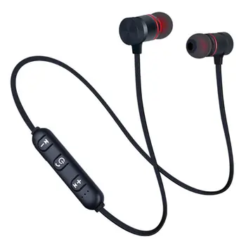 

5.0 Bluetooth Earphone Sports Neckband Magnetic Wireless earphones Stereo Earbuds Music Metal Headphones With Mic For All Phones