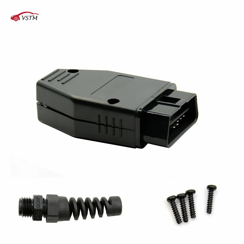 16Pin OBD2 Connector OBD 2 16 Pin OBD II Adaptor OBDII J1962 Connector for obd2 connector 1pcs