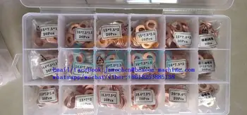 

Auto Spare Parts common rail spare parts injector repair kit 360 pcs Nozzle gasket for 18 sizes