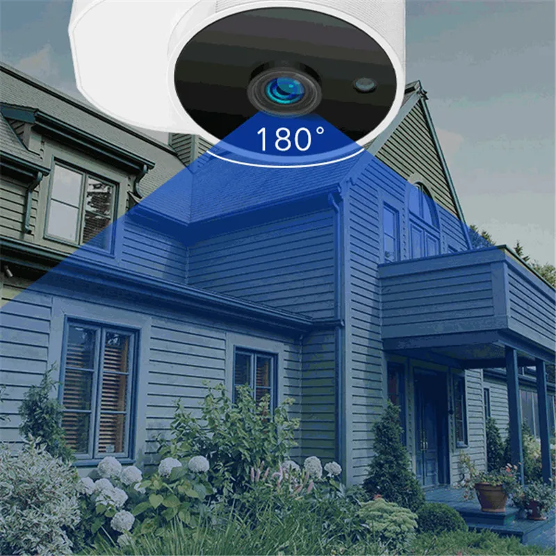 Najtaniej Xiaomi XVV zewnętrzny wodoodporny 360 panoramiczny aparat 1080P kamera do obserwacji bezprzewodowy WIFI wysokiej rozdzielczości Night vision Mijia APP