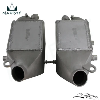

Twin Charge-Air-Cooler Set fit for BMW M5 (F10) & M6 (F06/12/13) Black/silver