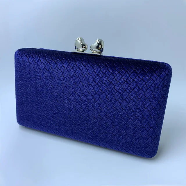 grey blue clutch bag