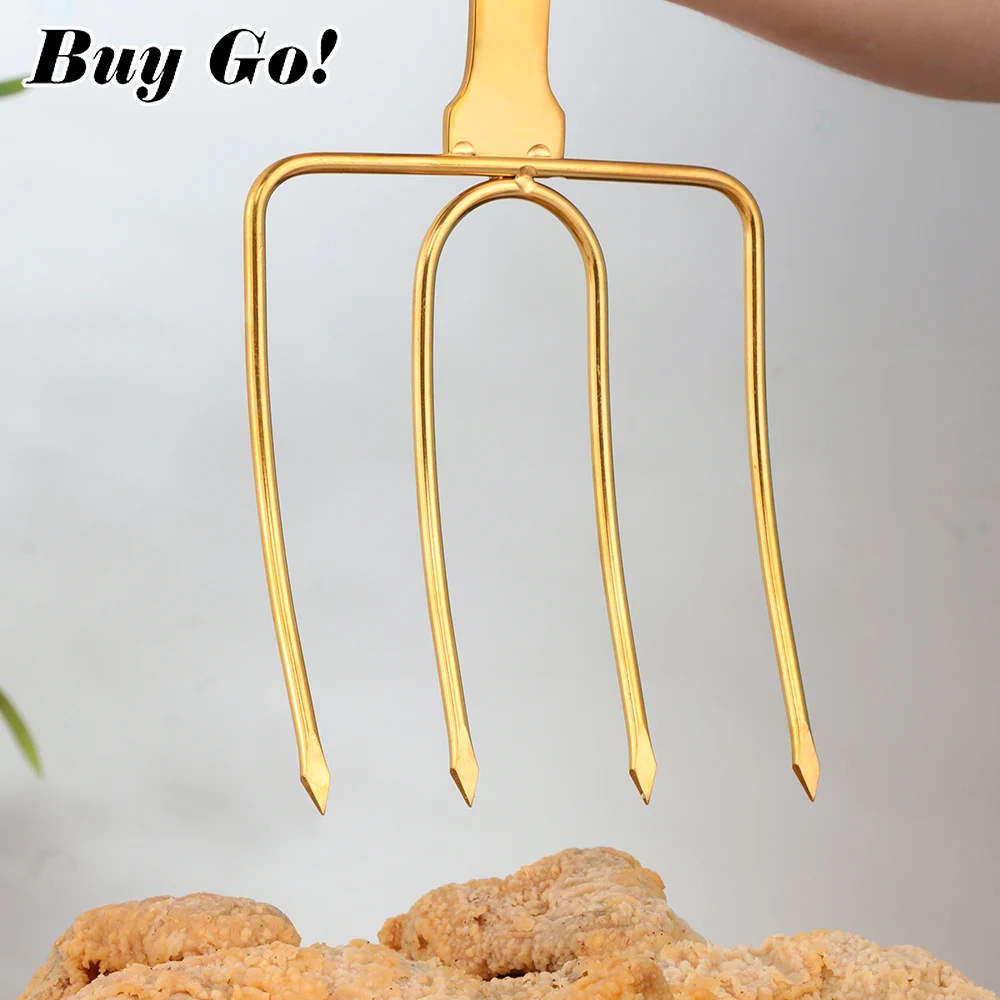 1/2PCS Stainless Steel Turkey Poultry Lifters Forks Roast Ham Chicken Meat Claws
