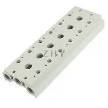 Прямоугольное 6 станций Керамическое Основание коллектора для соленоидного клапана