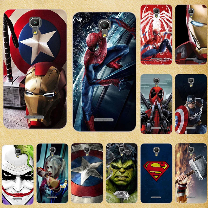 

Super Hero Phone Case Cover for Alcatel One Touch Pixi 4 5.0" 3G Version OT 5010 5010D Case Back Phone Cover For Alcatel 5010D