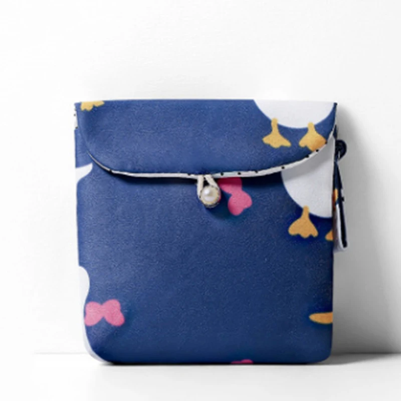 Blue duck Девочка мультфильм милый фрукты Монета Сумка Модный мини кошелек фрукты кошелек для монет сумка для хранения наушников портмоне - Цвет: Blue duck