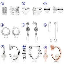 Ледяная красота в форме сердца, современные жемчужные серьги, 925 пробы, серебряные серьги-гвоздики для женщин, подарок, хорошее Европейское ювелирное изделие