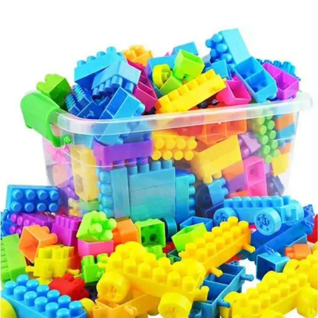 

Hot Selling Children ENLIGHTEN Early Childhood Fight Inserted Assembled DIY Plastic Large Particles Building Blocks Creative Kid