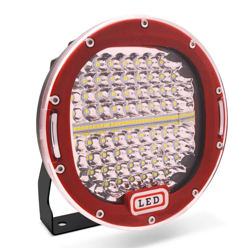 Skup 2 sztuk 7 Cal 300W 5X7 7X6 led spot oświetleniowy wiązki okrągły jazdy terenowej oświetlenie do jeepa ATV UAZ SUV 4x4 ciągnik siodłowy łodzi zakłóca przebieg