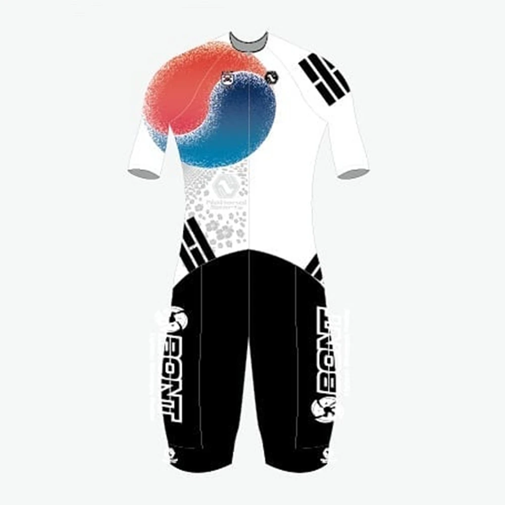 

Bont Men Cycling Skinsuit Outdoor Team Inline Speed Skating Racing Suit Triathlon Fast Skate Jumpsuit Maillot Ciclismo Hombre