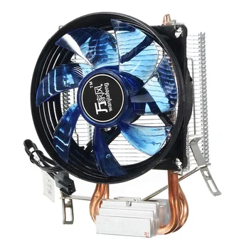 

Quiet Cooled Fan Core LED CPU Cooler Cooling Fan Cooler Heatsink for Intel Socket LGA1156/1155/775 AMD AM3 High Quality