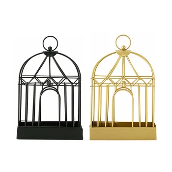 

Nordic Style Iron Art Birdcage Shape Mosquito Coil Holder Incense Holder Summer Day Repellent Mosquito Repellent 2Color