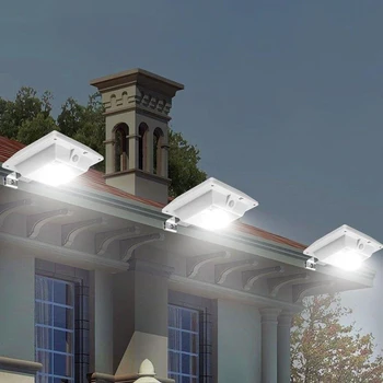 

New LED Solar Light Professional Waterproof Energy Saving Lamp Safety Roof Gutter Light for Outdoor Sensor Wall Light