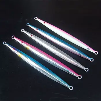

5pcs 60g Glow Metal Fishing Jig Lures Offshore Tuna Snapper Bait King Jigging Lures Saltwater Freshwater Deep Sinking Swimbait