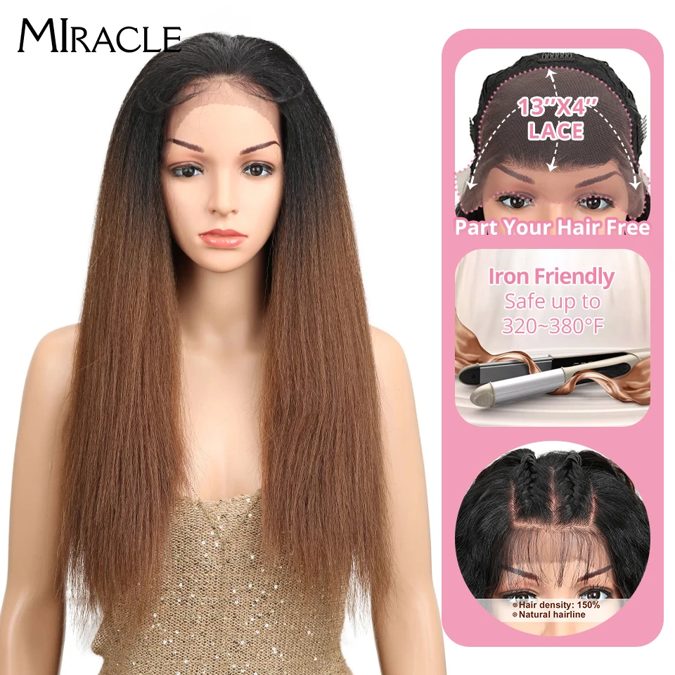 synthetic lace front wig