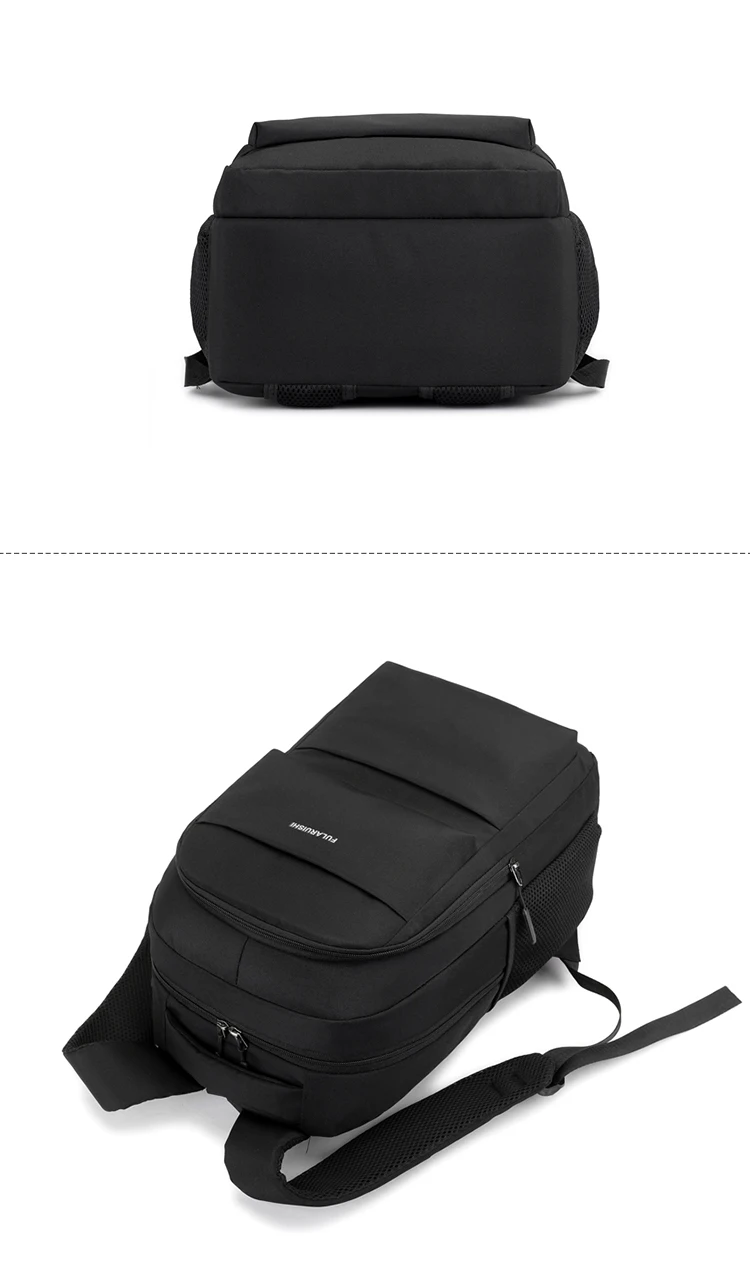 Men Backpack School Bag Waterproof Nylon New Schoolbag Business Laptop Polyester Bag 14 Shoulder Bag 15.6 Inch Computer Packsack