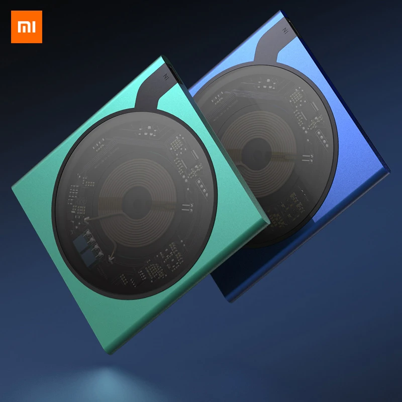 

New Xiaomi Mijia Youpin VH Wireless charger Fashion retro multi-protocol fast charge metal texture