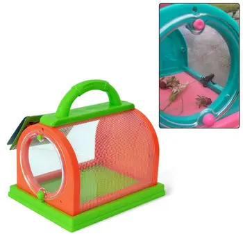 

Insect Box Children Observation Portable Pet Feeding Cage Plastic Insects Watching Experiment Boxes 67JB