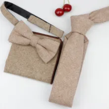 Шерстяной полиэфирный галстук для шеи, набор для мужчин, тонкий галстук, галстук в полоску, тартан, галстук-бабочка, набор носовых платков, Papillon, свадебный галстук, корбаты