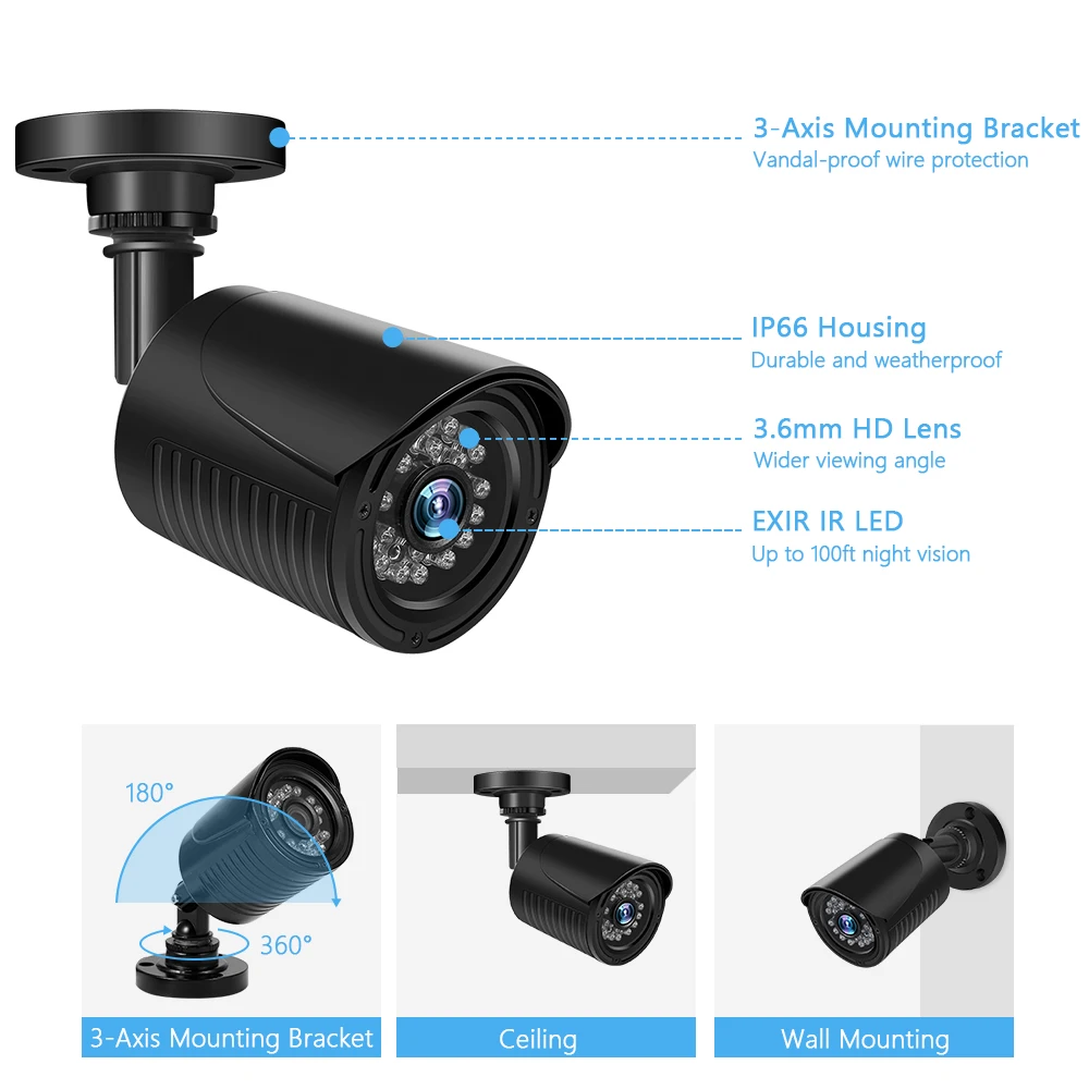 8CH CCTV система 1080P 4 шт 2MP DVR IP IR-CUT наружная CCTV камера IP безопасности домашняя система видеонаблюдения Комплект HDD