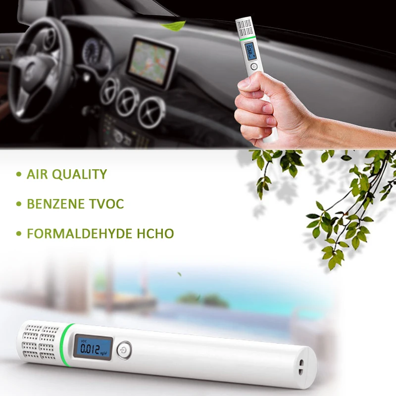 

Professional HCHO/TVOC Tester formaldehyde Tester With tri-color Indicator light Air Quality Monitor Gas Detector Gas Analyzer