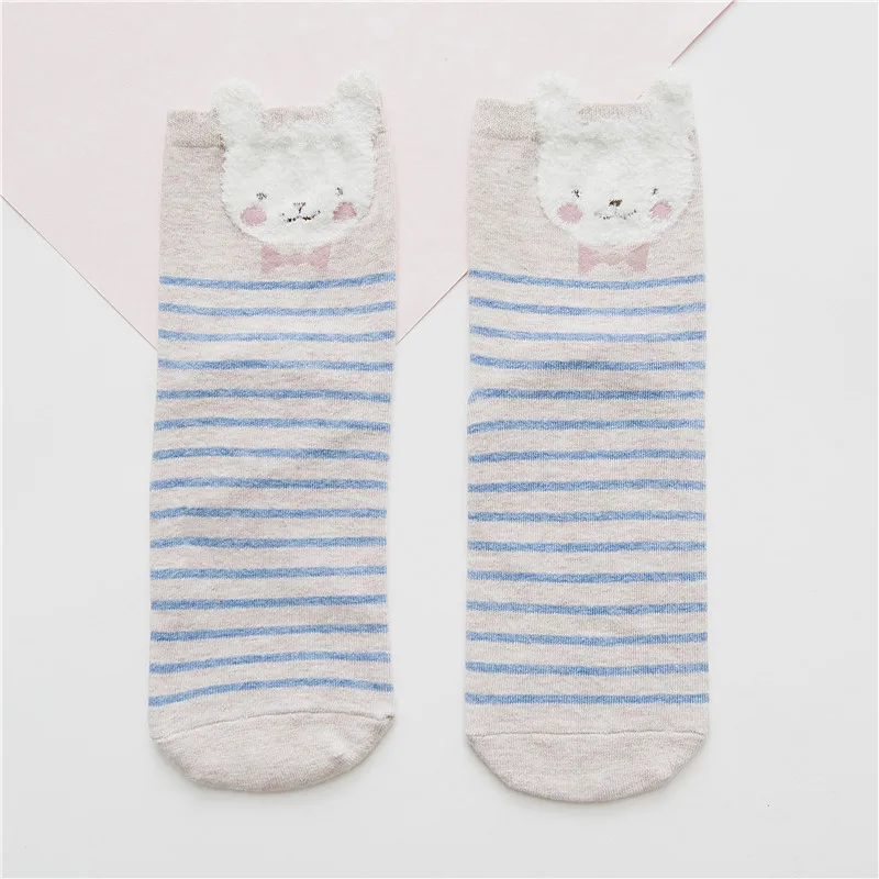 KingDeng Зимние Лодыжки Мультфильм Теплые Носки Для Женщин Kawaii Harajuku Art Розовый Милый Носок Для Девочек Корейский Стиль Женщины Streetwear