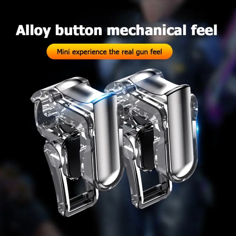 

2pCS Mobile Phone Game Fire Button Smart Phone Game Trigger L1 R1 Shooter Aim Key For Iphone PUBG Call Of Duty Rules Of Survival