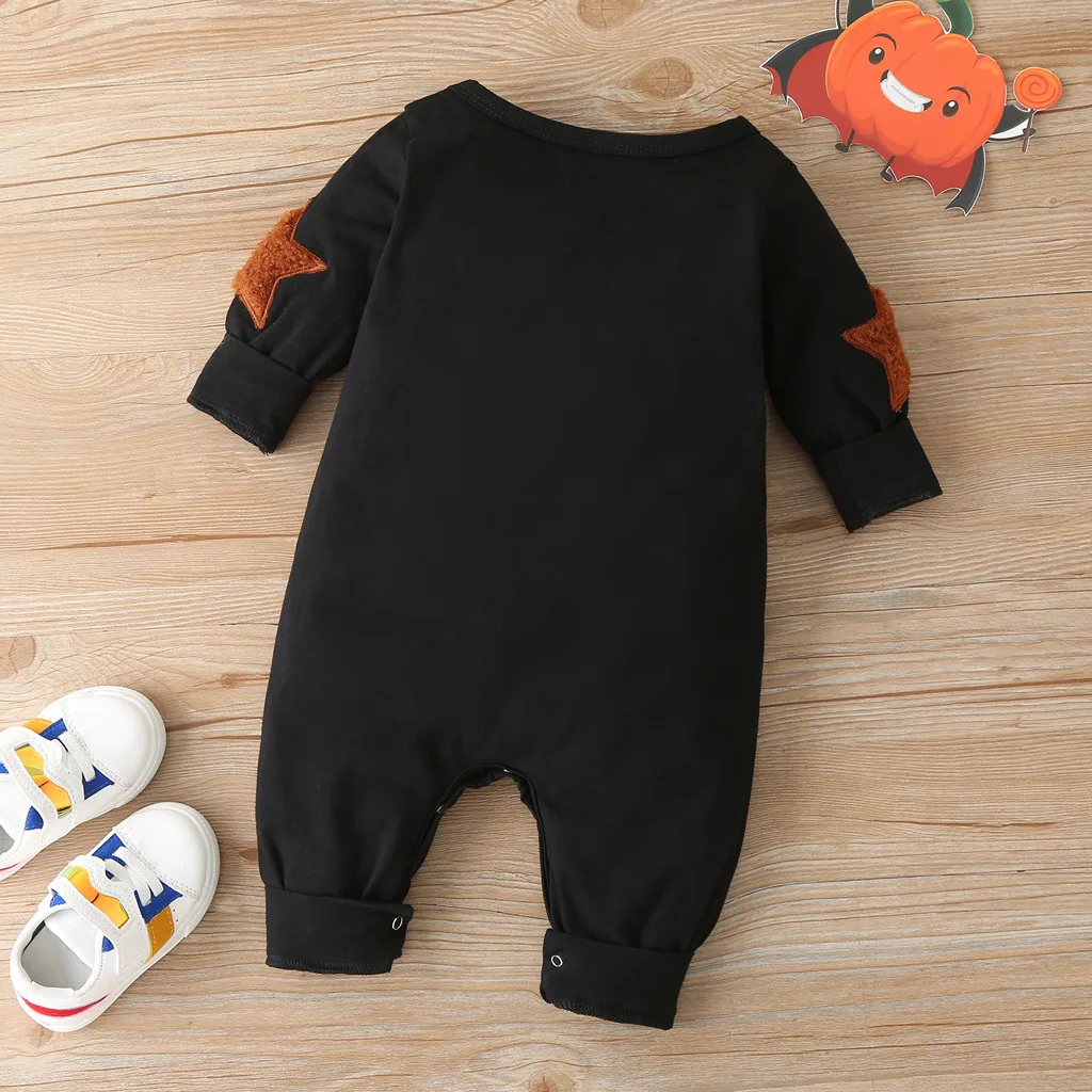 Outfits Newborn Infant Baby Clothes Boys Girls Halloween Cotton Keep Warm Long Sleeve Romper Jumpsuit Children Kid Costume 3-18M