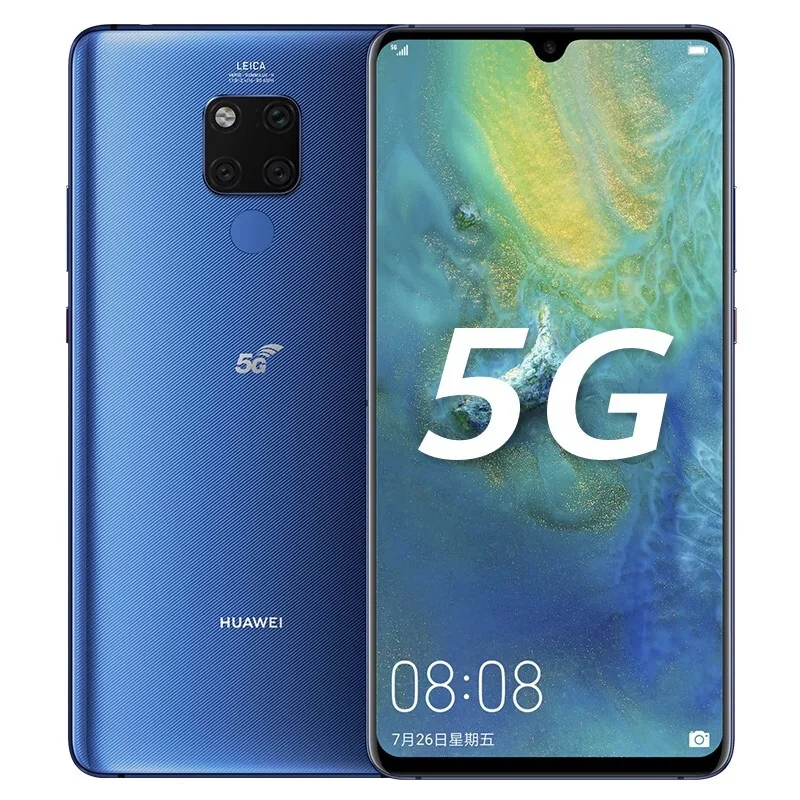 Оригинальная новая модель huawei mate 20X5G 20X смартфон Kirin 980 Восьмиядерный 40.0MP NFC IP53 быстрое зарядное устройство 7,2 дюймов 8 Гб 256 ГБ