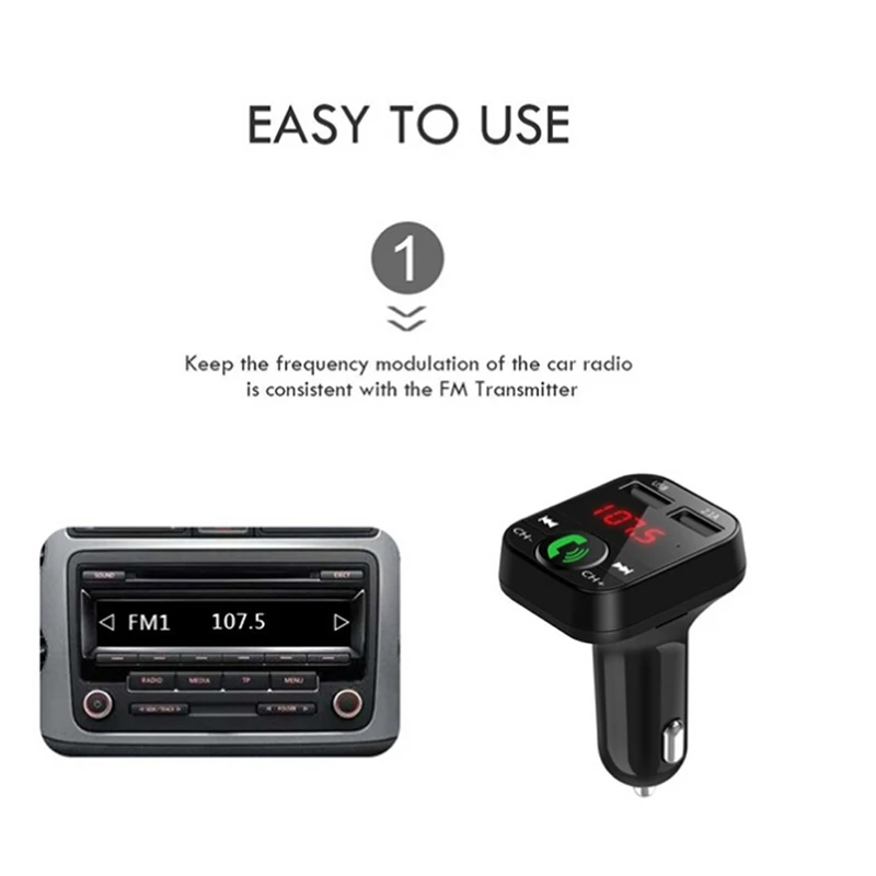 Автомобильный fm-передатчик lcd MP3-плеер USB зарядное устройство MP3-плеер автомобильный комплект громкой связи беспроводной Bluetooth