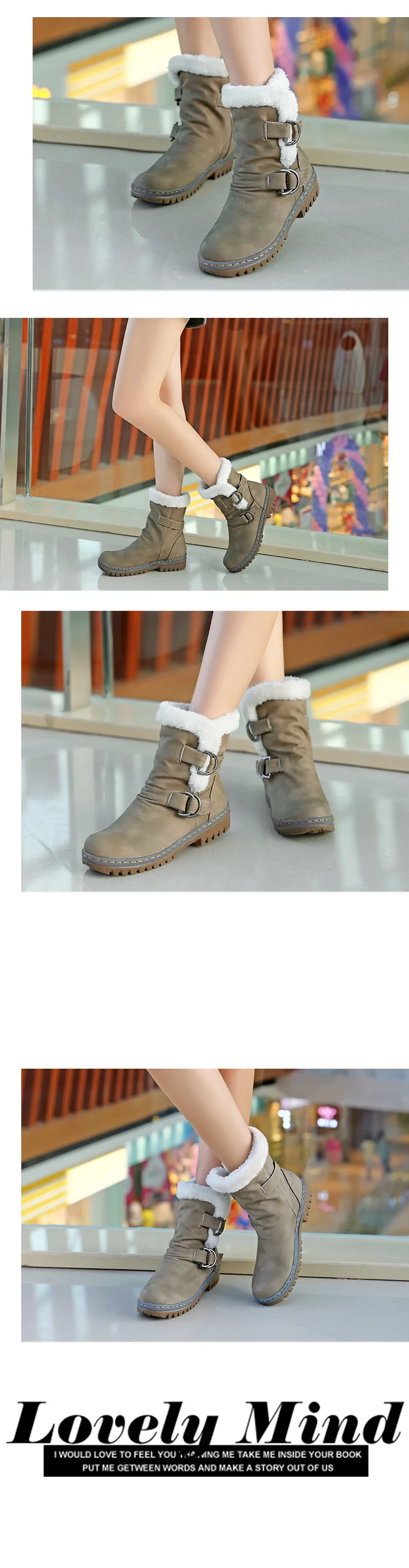 Зимние сапоги; женские теплые бархатные ботинки; Shoes2019; зимние женские ботинки до середины икры на шнуровке; женские ботинки; botas Botines; женская обувь
