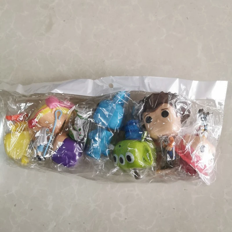 FUNKO POP movie Toy Story 4 8 шт./набор Бо Пип Вуди Базз Лайтер Джесси форки ПВХ фигурка модель figura малыш подарок игрушки кукла