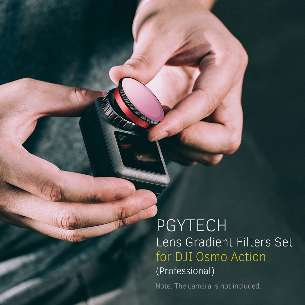PGYTECH 3 шт. фильтр ND для камеры Камера фильтр объектива профессиональных объективов градиентный фильтр комплект(ND8-GR ND16-4 ND32-8) с тканью для очистки