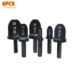 Extenseur de tubes impériaux, 6 pièces, Support pour climatiseur, outil de réglage de la climatisation, 7/8 3/4 5/8 1/2 3/8 1/4 pouces, outils multiples 