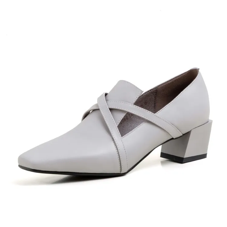 

2020 Shop Main Push Have Big Goods Online Celebrity Low Chunky Heel Mouth Shoes Shoes Women's